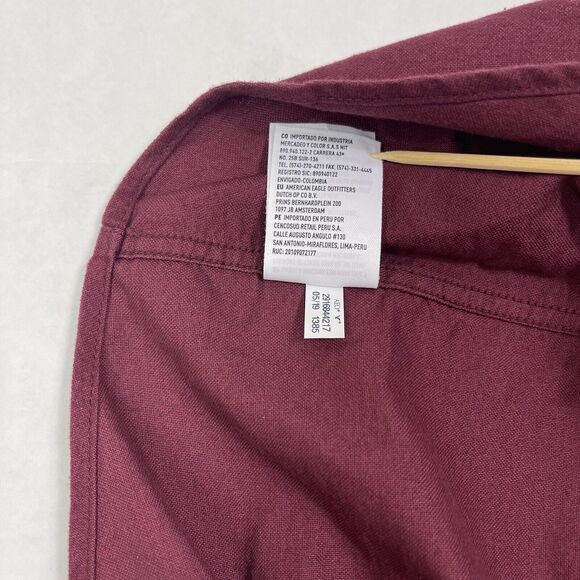 AMERICAN EAGLE AE Mens Everyday Button Down Shirt Size XXL Preppy Casual Office - Picture 12 of 14